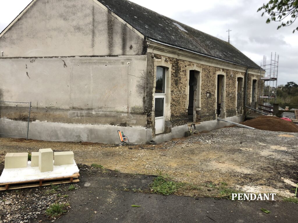 Travaux de ravalement de façades à SEGRE EN ANJOU BLEU