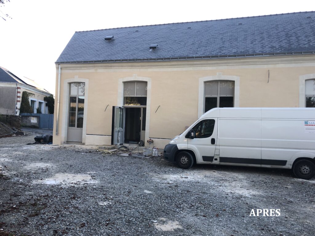 Travaux de ravalement de façades à SEGRE EN ANJOU BLEU